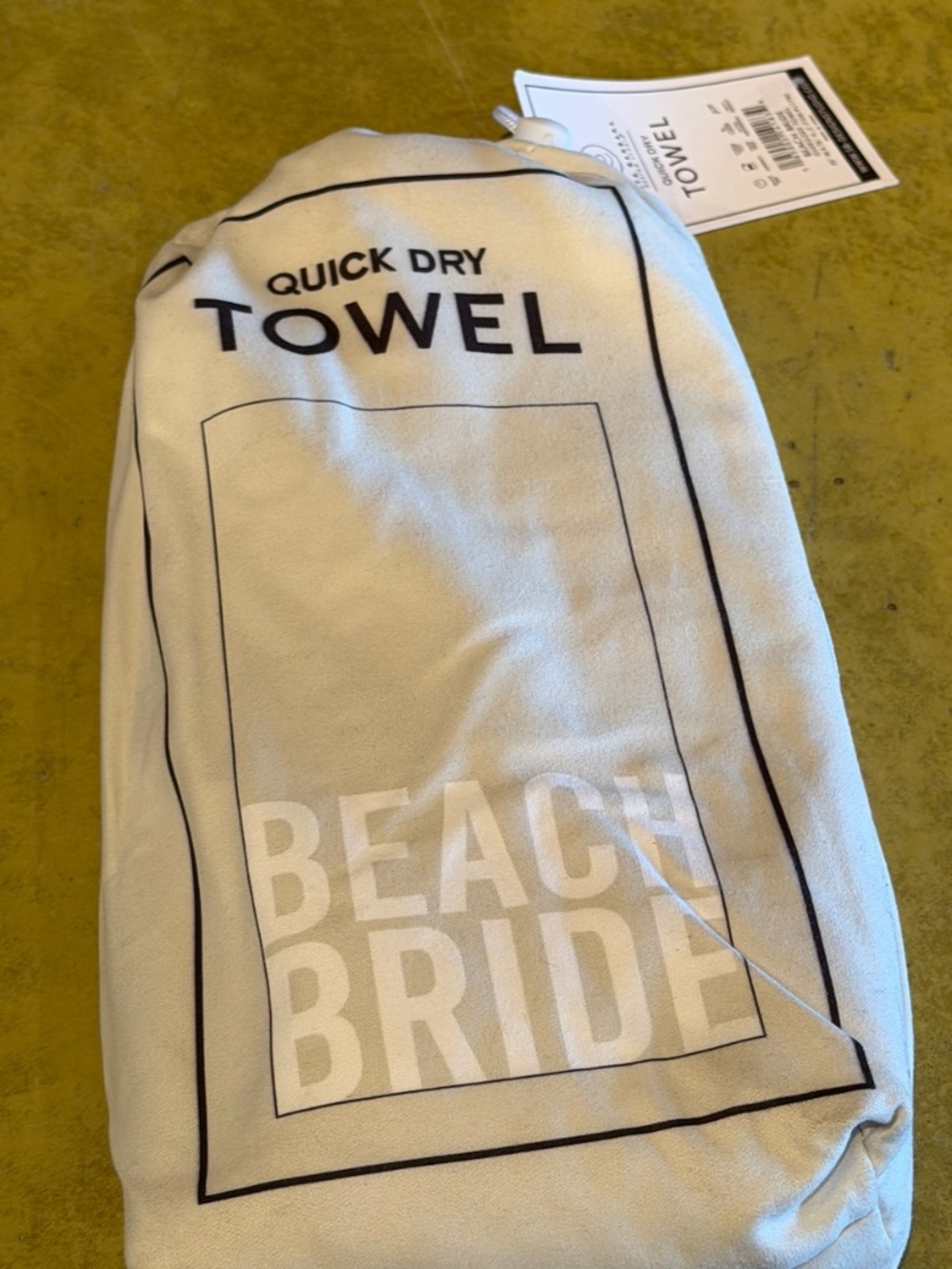 Santa Barbara Beach Bride Towel NWT